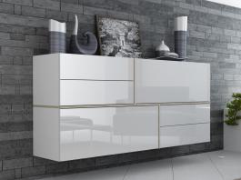 Комод CAMA GOYA Белый / Дуб Сонома, фото