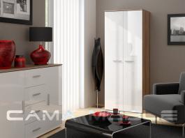 Шафа універсальна CAMA Слива матовий/білий глянець, фото
