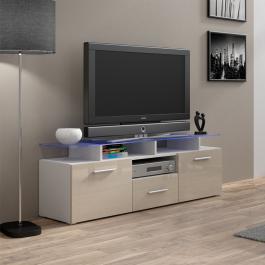 Тумба ТВ CAMA EVORA MINI Белый матовый / Кремовый глянец, фото