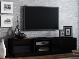 Тумба ТВ CAMA SIGMA 1E з цоколем чорний/чорний, фото