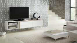 Тумба ТВ CAMA SIGMA 2 навесная Дуб Сонома / Белый, фото