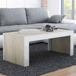Журнальный столик CAMA TESS Дуб Сонома / Белый глянец, фото