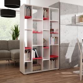 Стелаж CAMA DOCO білий/Малиновий, фото