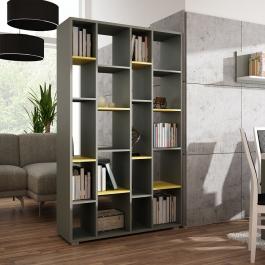 Стелаж CAMA DOCO Сірий/Жовтий, фото