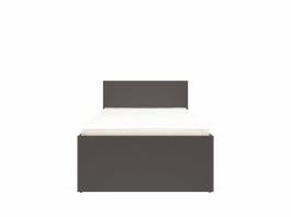 Ліжко BRW GRAPHIC S343 LOZ/90-SZW Сірий вольфрам, фото