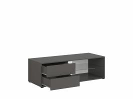 Тумба під телевізор BRW GRAPHIC S343 RTV2S/120/C-SZW Сірий вольфрам, фото