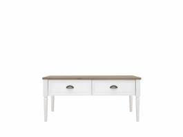 Журнальный стол BRW CANNET LAWR/110 ( NOGI TOCZONE) Белый/Дуб каньона, фото