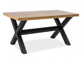 Журнальний столик SIGNAL XAVIERO B дуб/чорний, фото