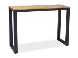 Консолка UMBERTO K дуб/черний, фото