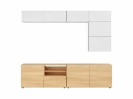 Комплект для телевізора BRW MODAI TV/240/60 білий/дуб польский, фото