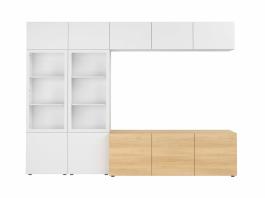 Комплект для телевізора BRW MODAI TV/300/60W білий/дуб польский, фото