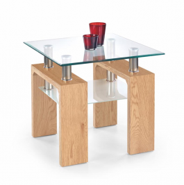 Журнальний столик HALMAR DIANA H дуб золотий, фото