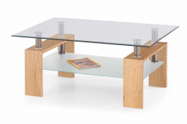 Журнальний столик HALMAR DIANA MAX дуб золотий, фото