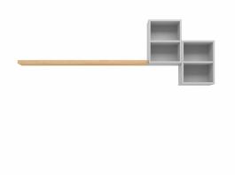 Комплект BRW шкафчиков MOKO MOKO_8 Серый/Дуб польский, фото