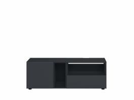 Тумба под телевизор BRW MOKO RTV1D1S/4/12 Черный, фото
