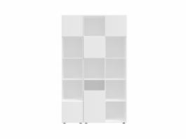 Книжный шкаф BRW MITODA_1-AN/RAL9016 Белый, фото
