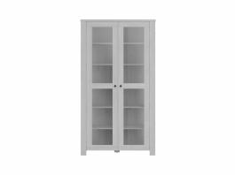 Книжкова шафа BRW AMSTERDAM REG2W/20/11 Сібіу сірий, фото