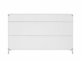 Комод BRW ELIS KOM3S_NOGI Белый, фото