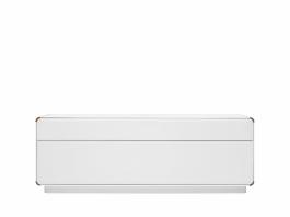 Тумба під телевізор BRW ELIS RTV1S1K_COKOL білий, фото