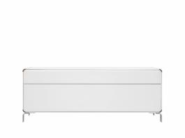 Тумба під телевізор BRW ELIS RTV1S1K_NOGI білий, фото