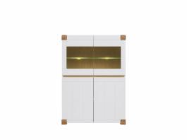 Шкаф витрина BRW ARENDAL REG2D2W/101, фото