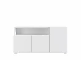 Комод BRW POSSI AIR SFW3D/8/15 білий, фото