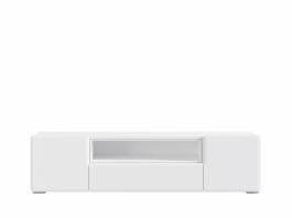 Тумба под телевизор BRW POSSI AIR RTV2D1S/4/16 Белый, фото