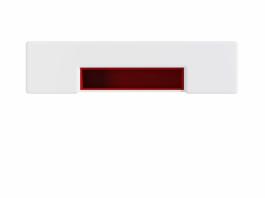 Шкафчик BRW навесной POSSI AIR SFW1K/4/16_II Белый/Красный, фото