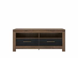 Тумба під телевізор BRW BALIN RTV2S дубовий монастирь/дуб чорний, фото
