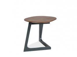 Журнальний стіл SIGNAL Bianka B Горіх/Графіт, фото