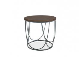 Журнальный стол Signal Sepia II Орех/Черный, фото