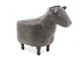Пуф Signal Konrad лошадка Серый, фото