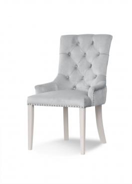 Крісло Atreve AUGUST Сріблястий / білий, фото