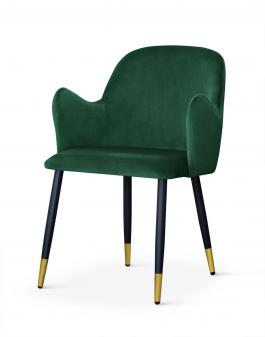 Кресло Antreve Camel Зеленый / Черный / Золотой, фото