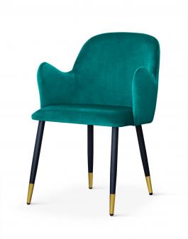 Кресло Antreve Camel Морской / Черный / Золотой, фото