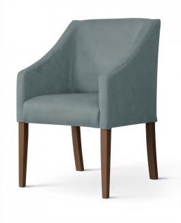 Крісло Atreve Capri Сірий / Горіх, фото