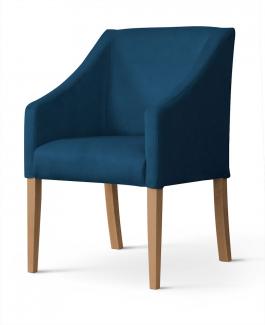 Крісло Atreve Capri Синій / дуб, фото
