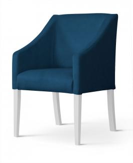 Крісло Atreve Capri Синій / білий, фото