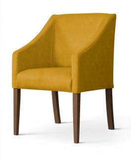 Кресло Antreve Capri Желтый / Орех, фото
