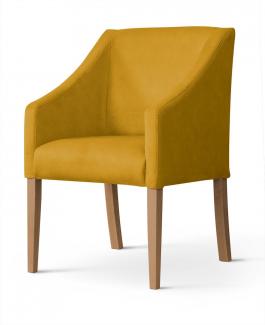 Кресло Antreve Capri Желтый / Дуб, фото