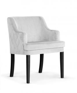 Крісло Atreve Grand Сріблястий / чорний, фото