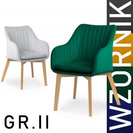 Кресло Antreve Huan II ткань трафарет GR2, фото