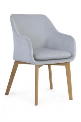 Кресло Antreve Huan Серебряный / Бук, фото