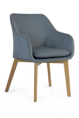 Крісло Atreve Huan Сірий / Бук, фото