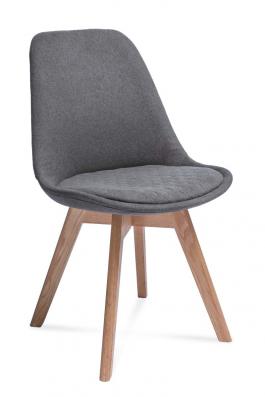 Крісло Atreve Hugo hexagon Темно сірий / Бук, фото