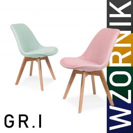 Крісло Atreve Hugo hexagon тканина шаблон GR1, фото