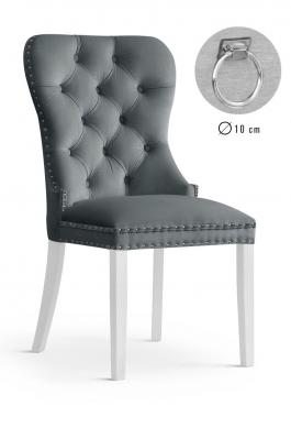 Кресло Antreve Madame II Серый / Белый, фото