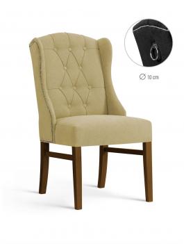 Крісло Atreve Royal бежевий / Горіх, фото