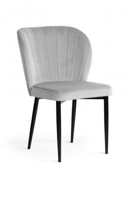 Крісло Atreve Shelly Сріблястий / чорний, фото