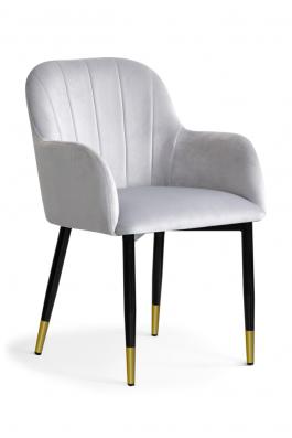 Кресло Antreve Tulip Серебряный / Черный / Золотой, фото